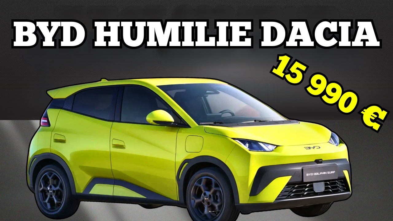 15 990 € : la BYD qui Humilie la Dacia Spring et Attend la Twingo (2026)