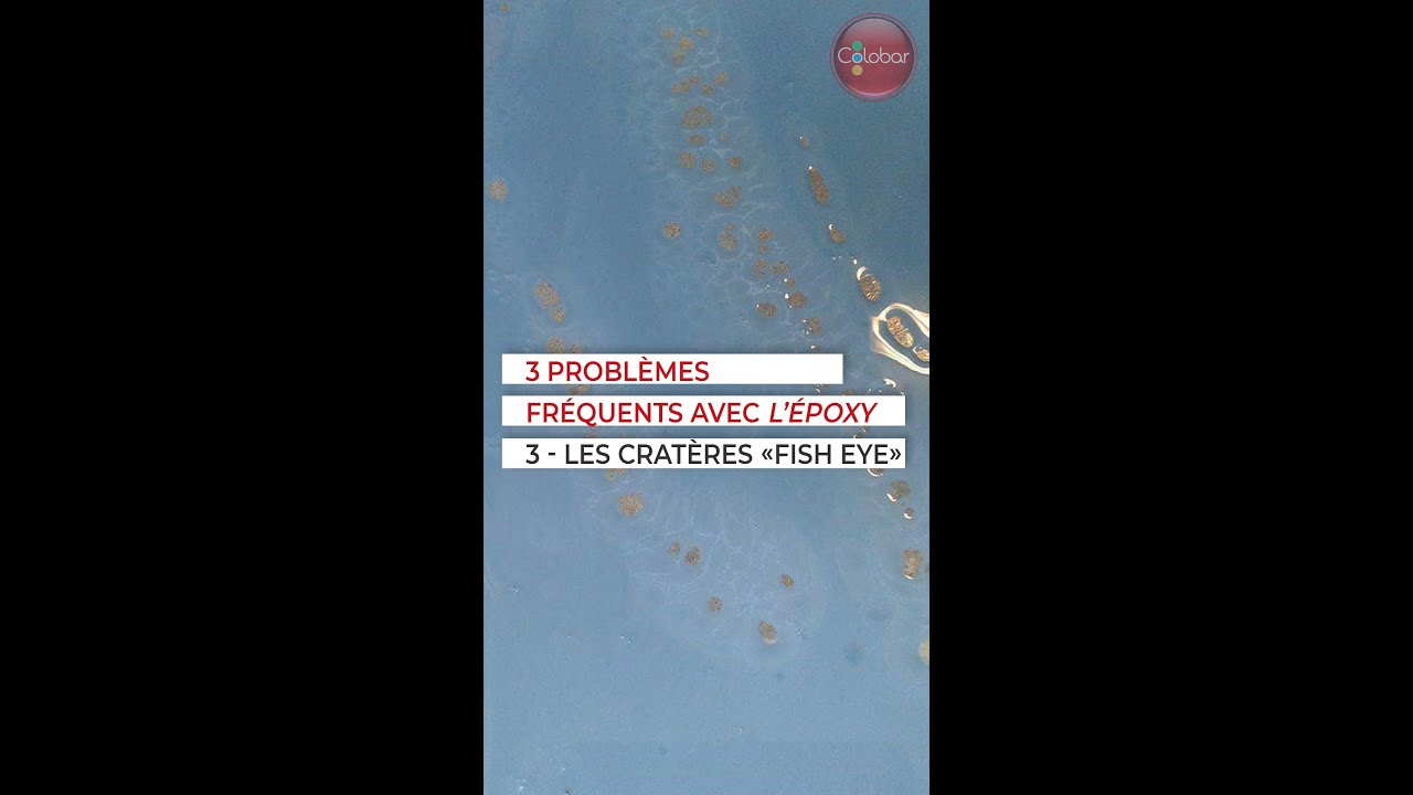3 problèmes fréquents avec l’époxy et comment les éviter - Les cratères/Fish eye #Shorts