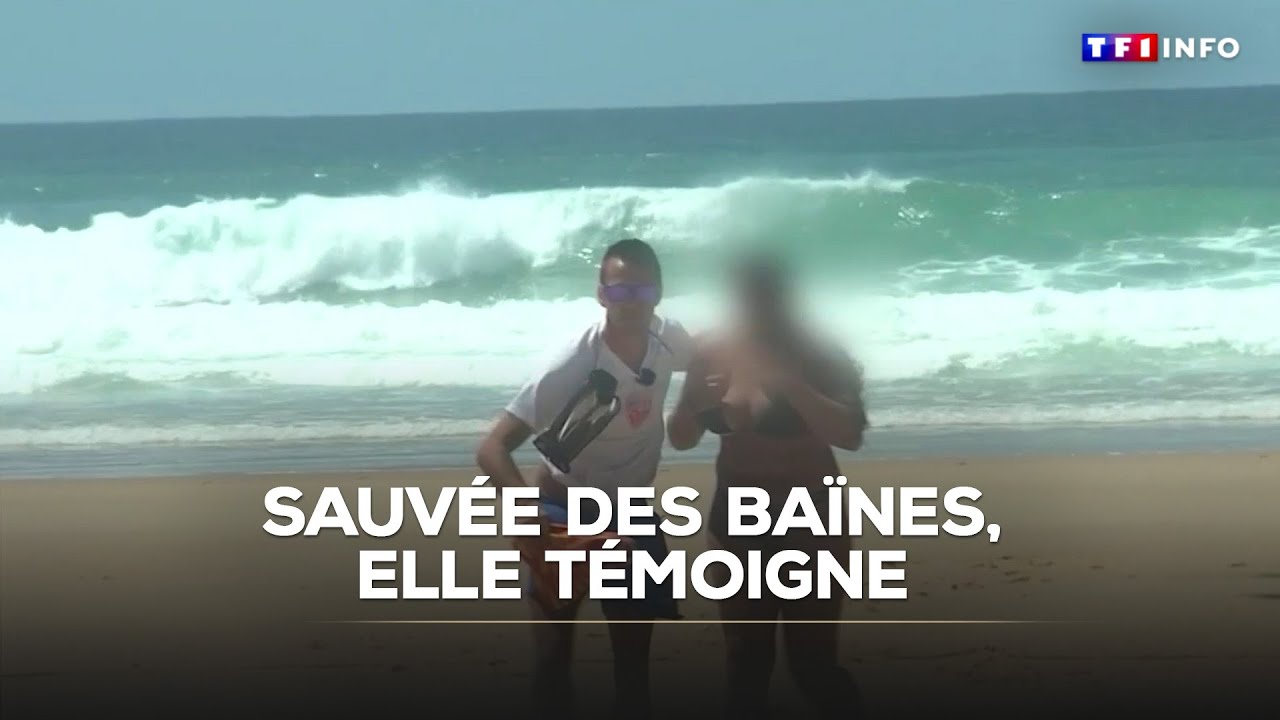 « J’ai commencé à faire une crise d’angoisse » Sauvée des baïnes, elle témoigne｜TF1 INFO