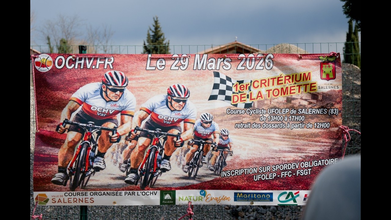 Première édition du criterium de Salernes