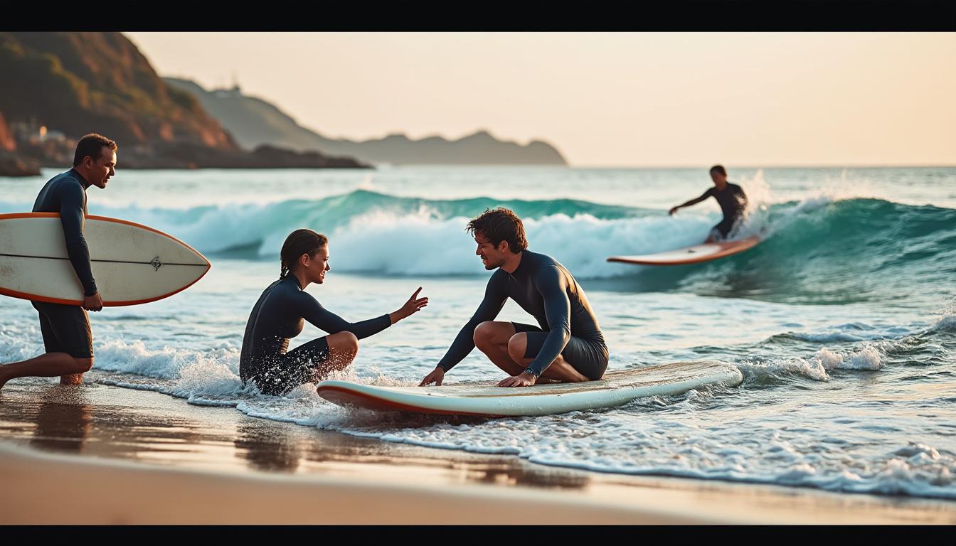 découvrez en combien de temps vous pouvez apprendre le surf et les étapes clés pour progresser rapidement, du premier cours aux techniques avancées.