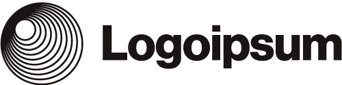 Logoispsum brand logo with circular design