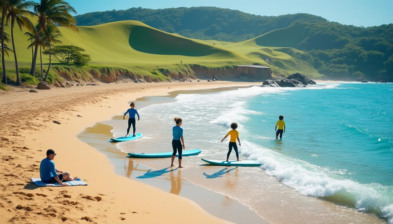 découvrez les meilleurs spots de surf pour débutants, où apprendre à surfer facilement dans des conditions idéales et en toute sécurité.