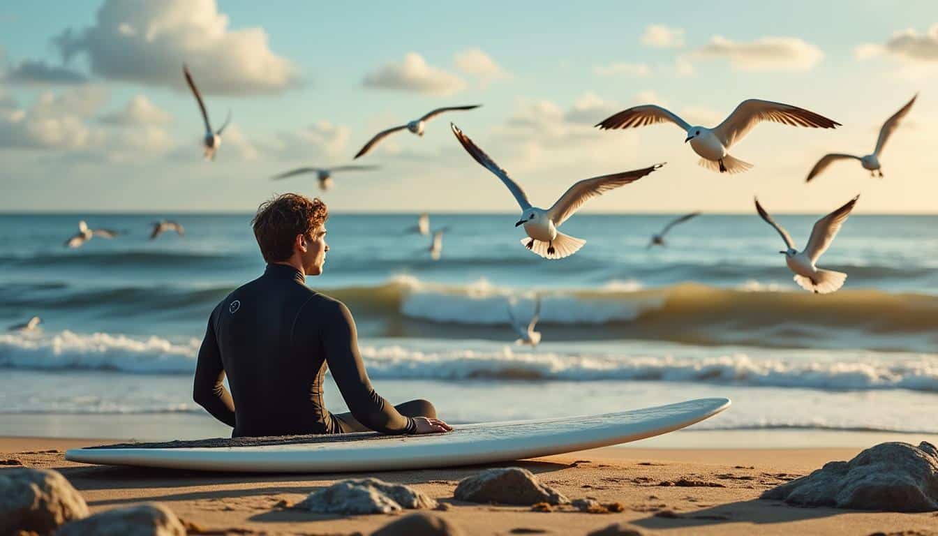 découvrez comment observer les oiseaux peut enrichir votre expérience de surf en améliorant votre concentration, votre connexion à la nature et votre anticipation des conditions marines.
