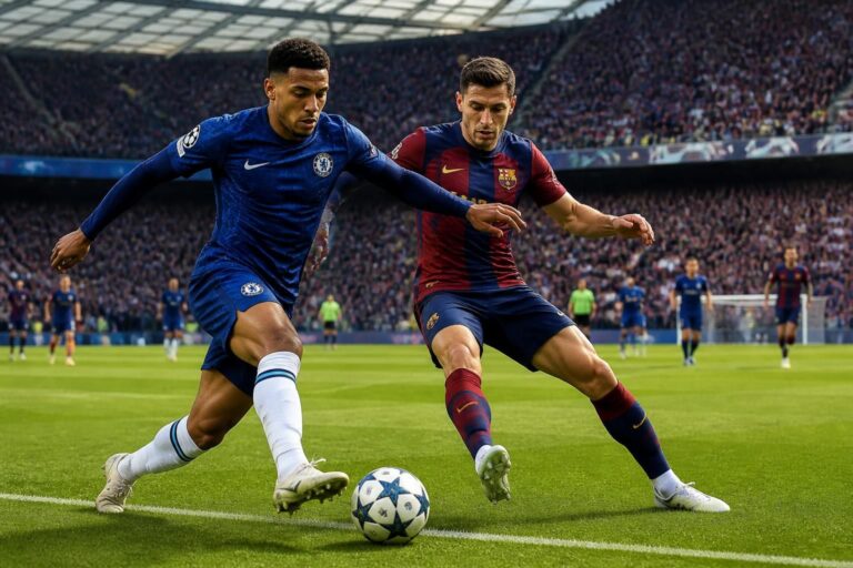 Chelsea FC vs Barcelone : analyse des statistiques et bilan des confrontations