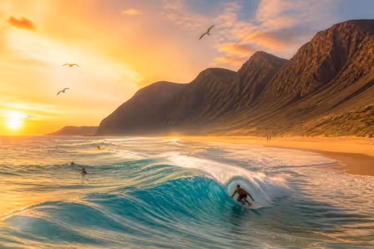 Découvrez la magie de la plage Famara : un paradis naturel entre surf et falaises
