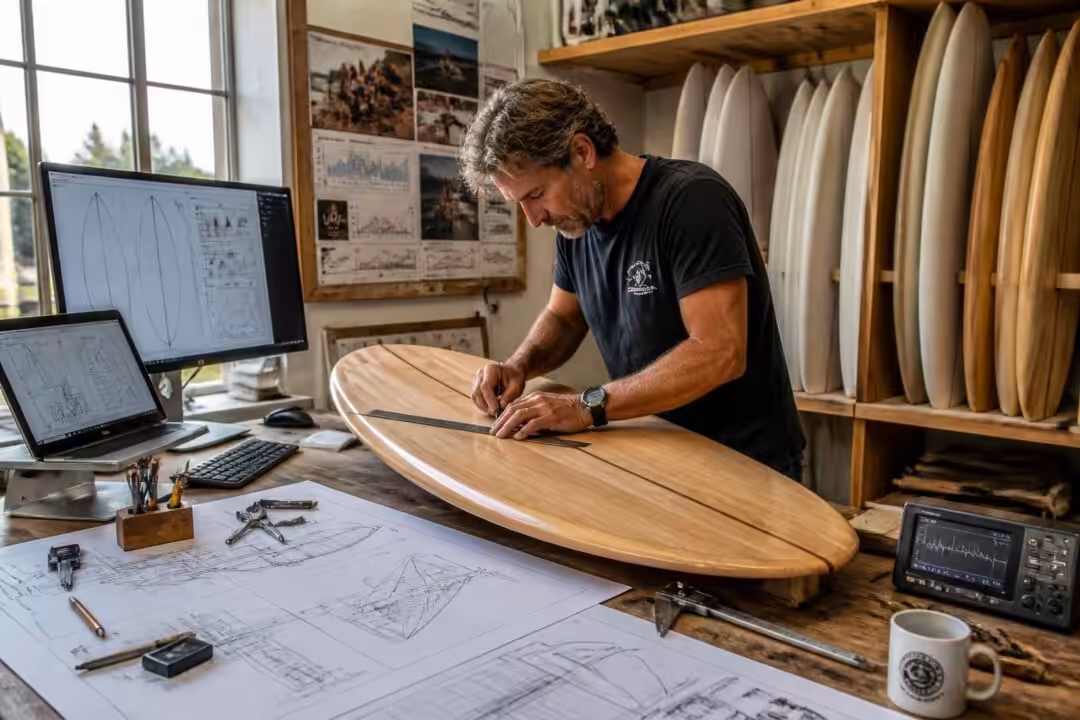 découvrez l'alliance parfaite entre créativité et technique dans l'art et la science de la conception de planche de surf, pour des performances optimales sur les vagues.