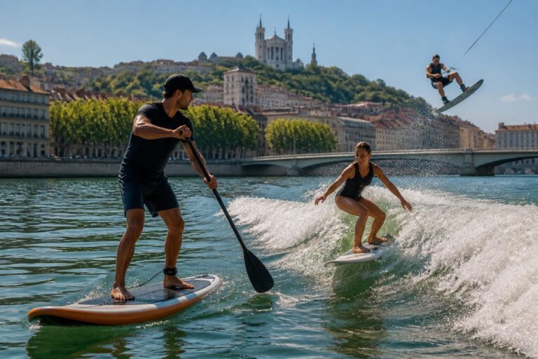 À Lyon, plongez dans un été aquatique entre paddle, surf et wakeboard