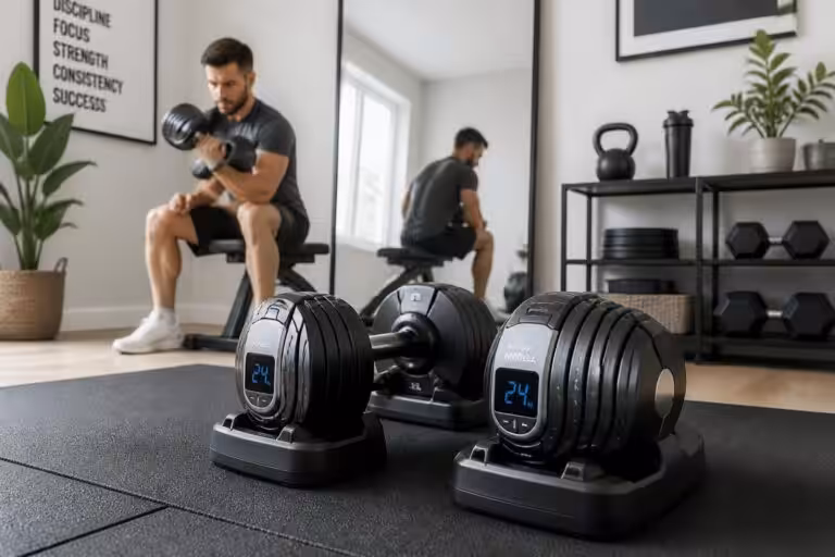 Avantages et critères pour bien choisir des haltères réglables à domicile