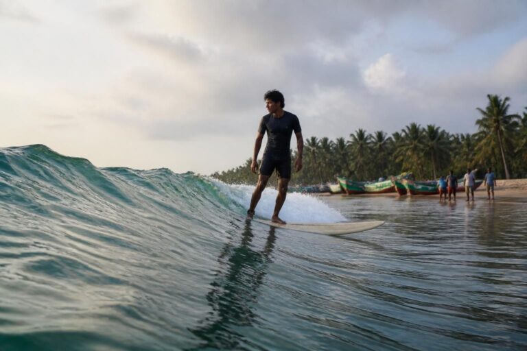Surf au Bangladesh : des vagues modestes, des rêves immenses