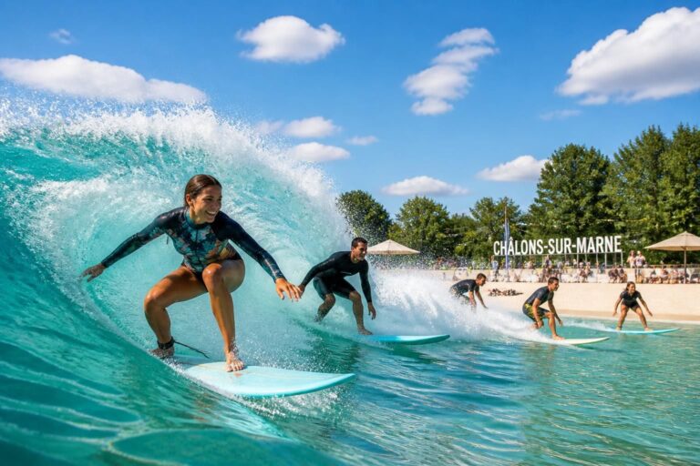 Vague à Surf à Châlons Plage : Découvrez les Premières Impressions des Surfeurs