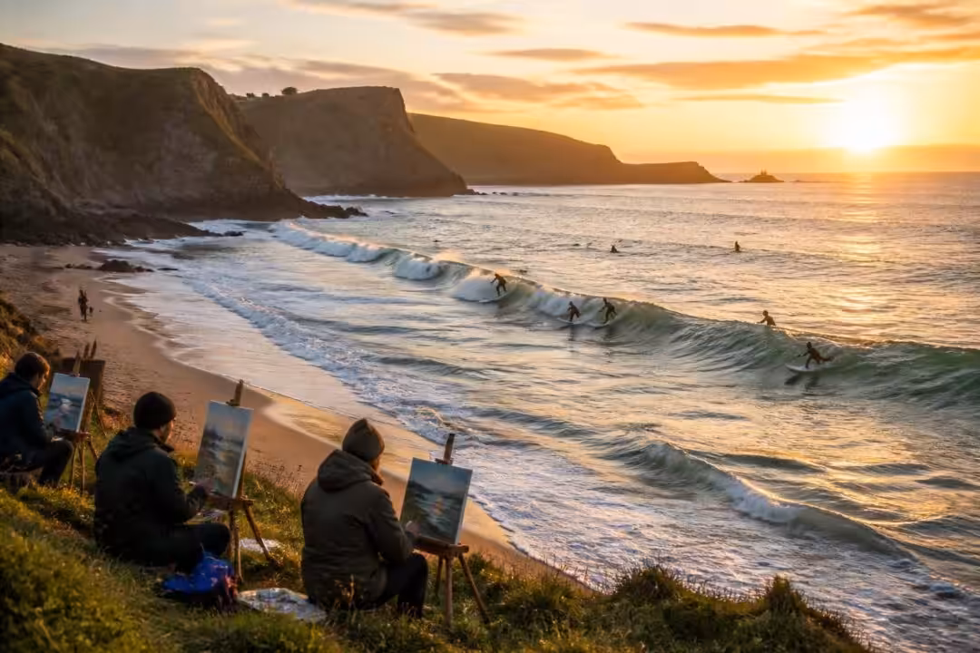 découvrez le nord-cotentin, un lieu où les surfeurs maîtrisent les vagues et les artistes capturent chaque instant avec passion et talent.