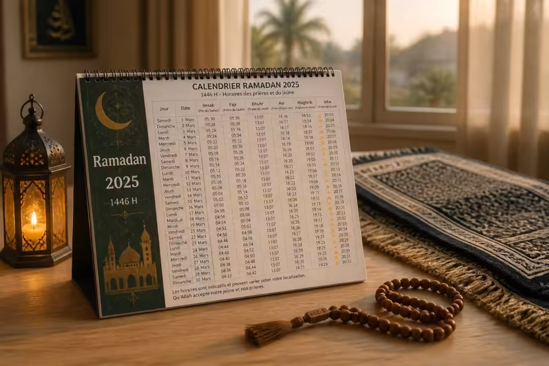 découvrez l'imsak ramadan 2025 avec les horaires précis et le calendrier complet pour bien préparer votre jeûne. organisez votre mois sacré en toute sérénité.